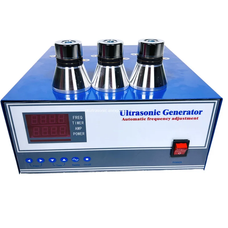 Gerador de varredura ultrassônica de 28KHz 40KHz 2400W para máquina de limpeza ultrassônica OEM limpador de peças de hardware