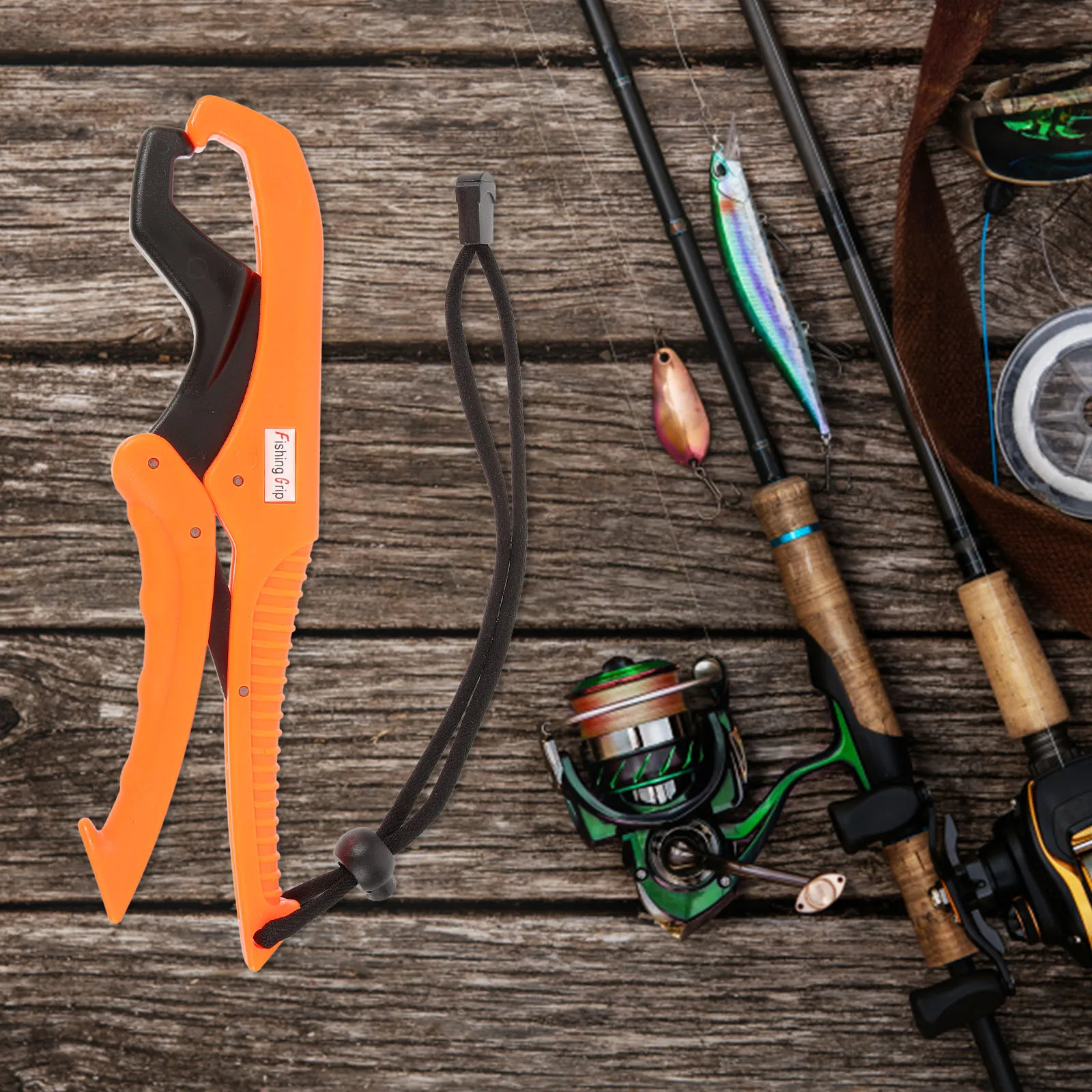 

1pcs Large Orange Fish Gripper Plier Grabber Tool Portable Anti-lost Fishing Accessory Hook Remover Plastic Fish Control Device