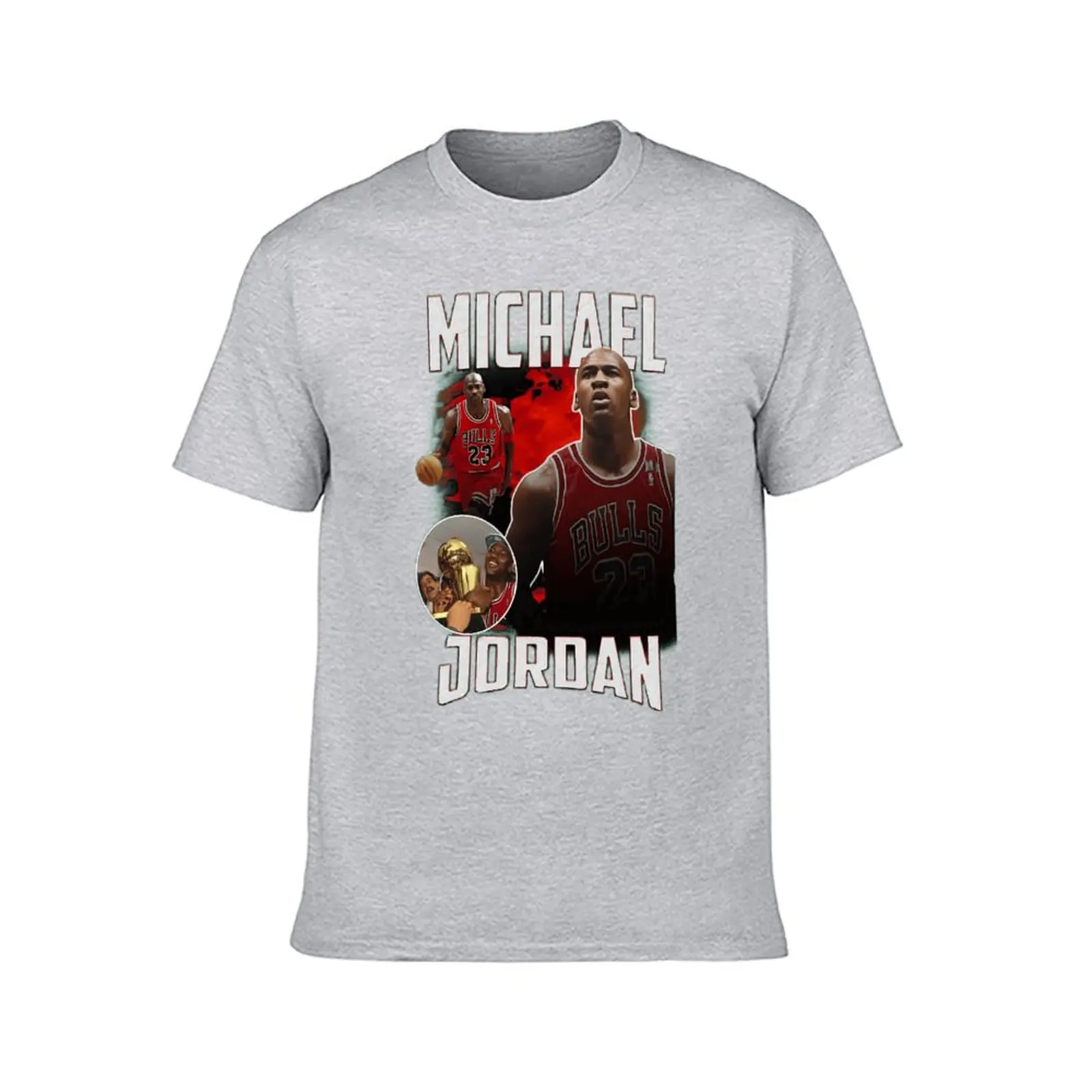 Flying Michaeler And Jordans Chicago 23 Basketball Stars Bulls 38 (1) Top Tee Casual Graphic T-shirt Harajuku  Move  Funny Novel