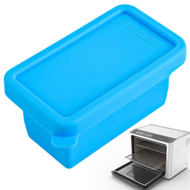 Silicone Freezer Tray  Grade Silicone Ice Cube Square Tray Mold Easy Meal Prep Container Freeze Soup Sauce Broth Leftovers Soup