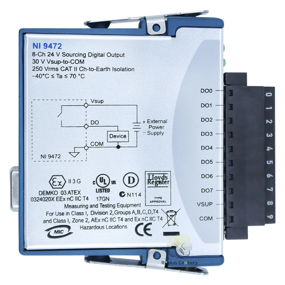 FOR NI-9472 8-Channel Sourcing Output 100 µs 24V C-Series Digital Module Board 6-30V with Overvoltage Protection and LED Status