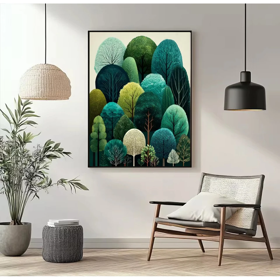 5D DIY Diamant Malerei Landschaft Kunst Diamant Mosaik Kreuzstich Kit Baum Landschaft Strass Stickerei Home Dekoration