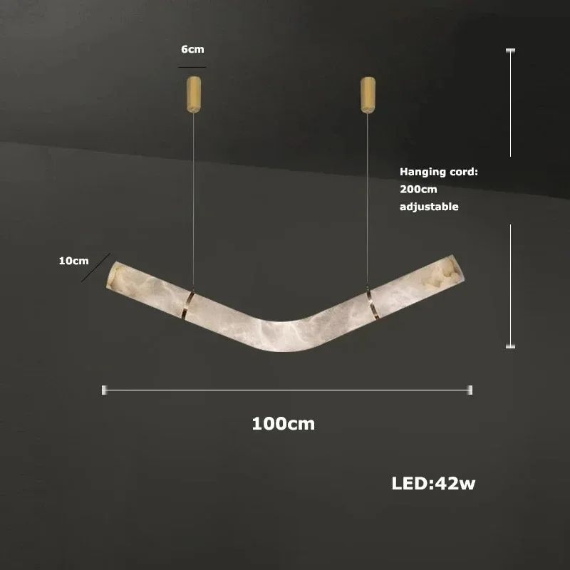 Modern Resin DIY Pendant Lamp Dimmable LED Hanging Light for Restaurant Dining Room Living Room Cafe Kitchen Island Home Decor
