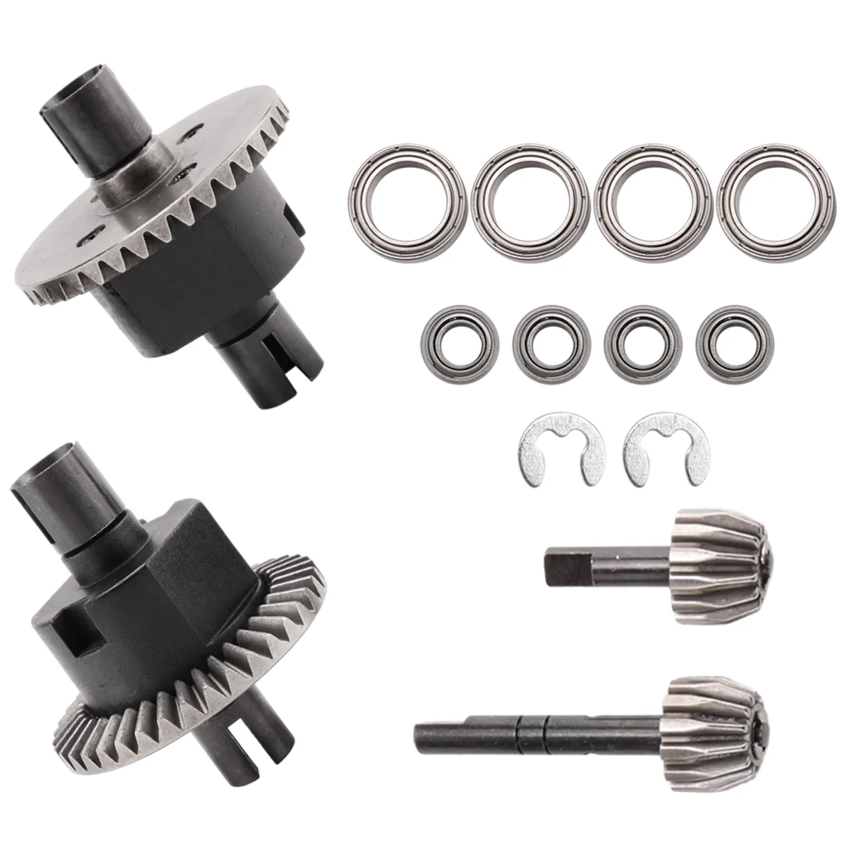 BAAA-Vorder- und Hinterdifferential und Getriebesatz für HSP Redcat Volcano 94123 94107 94111 94118 94166 1/10 RC Car Upgrade-Teile