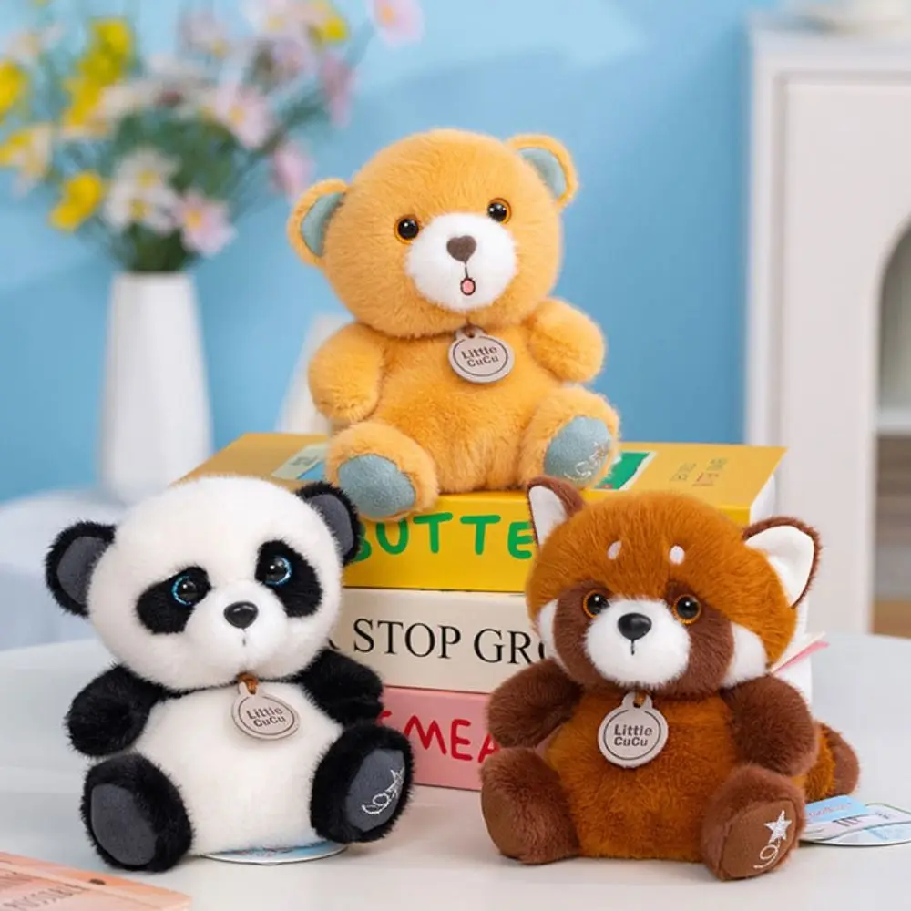 

Desktop Decoration Rabbit Plush Raccoon Doll Dog Cute Panda Plush Toy 15cm Soft Black Cat Plush Doll Kids Holiday Gifts