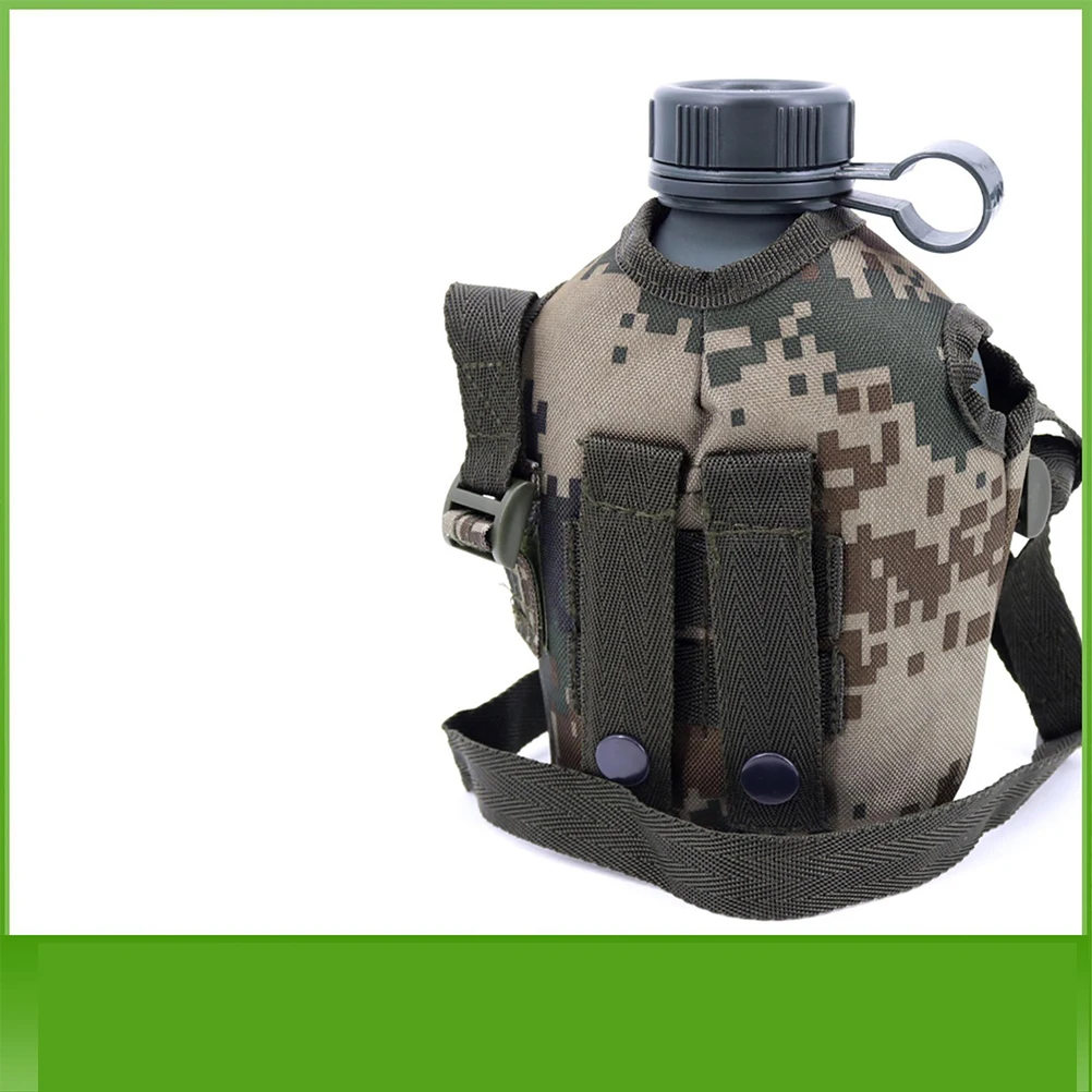 

Camouflage Kettle Hiking Water Canteen Bottle Army Heavy Duty Kettles Jug Outdoor