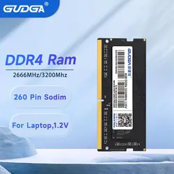 GUDGA Memoria Ram DDR4 4GB 8GB 16GB 32GB Laptop Ram 2666mhz 1.2V 3200Mhz 204pin Fully Compatible For Laptop AMD Intel