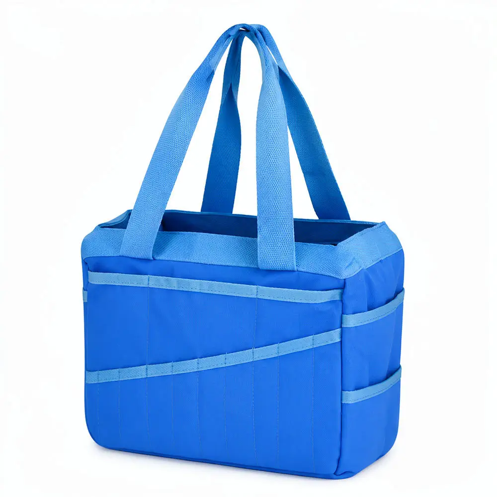 For For Wessleco Knitting Storage Case Large Yarn Organizer Bag Portable Crochet Tools Pouch Durable Canvas