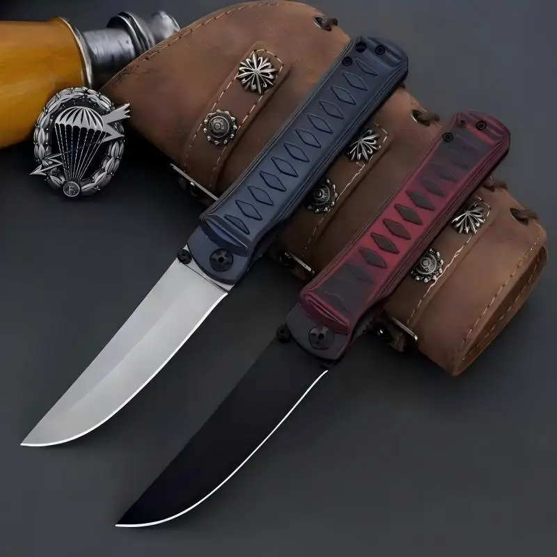 Samurai type High hardness Large Straight Knife Durable BOHLER M390 Steel Blade Outdoor Camping Survival Knife Hunting Tool   4.