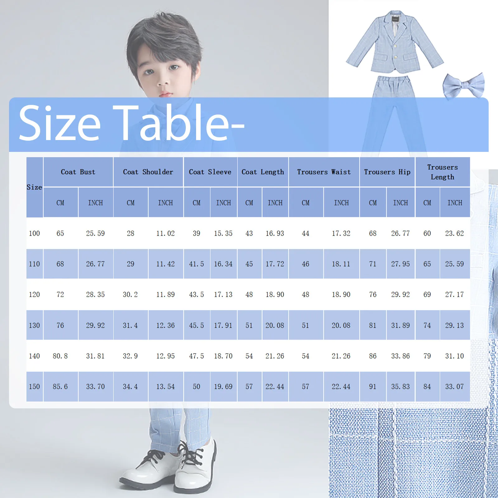 소년 코스프레 의상 세트 클래식 트렌드 격자 무늬 작은 세트, 어린이 호스트 공연, 피아노 원피스 아동복, 넥타이 포함