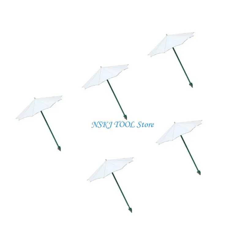 L8RC Plant Umbrella Easy Installation Multipurpose Decoration Light Weight Plant Umbrella Cover for Garden Potted Plant