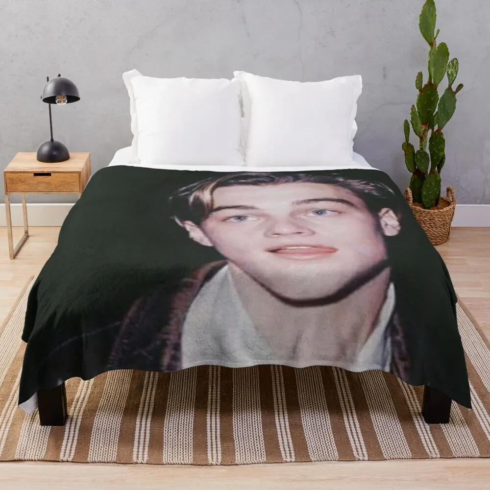 Leo DiCaprio Throw Blanket Luxury Brand Soft Plush Plaid Blankets