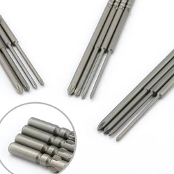 6mm Round Shank 802 Phillips Electric Screwdriver Bit 60-150mm Length 1Pcs Strong Magnetic Cross Screwdriver Bits PH00 PH0PH1PH2