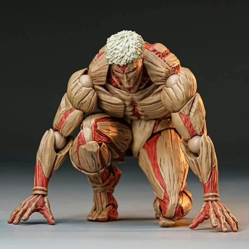 ฟิกเกอร์อนิเมะยอดนิยม ไททันหุ้มเกราะ ขนาด 16 ซม. ชุดประกอบโมเดลแอคชั่นฟิกเกอร์ ขยับได้ ของเล่นสะสมจากมังงะ ของตกแต่ง ของขวัญ