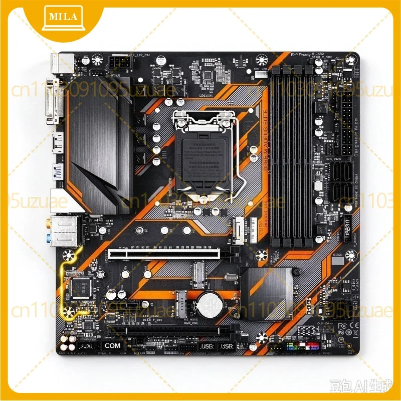 Preowned Mainboard For Gigabyte B365M AORUS ELITE LGA1151 DDR4 Max 64GB USB3.1 8th 9th Gen CPU Support