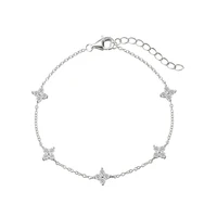 New Stainless Steel Zircon Necklaces for Women 18K Gold Plated Four Leaf Grass Collar Chain Necklace Luxury Jewelry Gift - Image 6