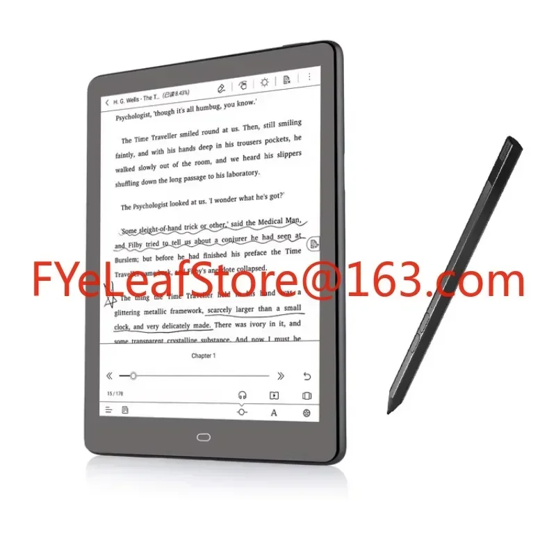 Hot salespaper tablet 10 inch ebook reader 1600*1200 resolution eink display 3+64GB e reader