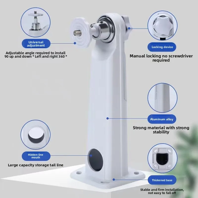 CCTV Camera Mounting Bracket Aluminum Video Surveillance Security Camera Mounts Wall Ceiling Mount Camera Support