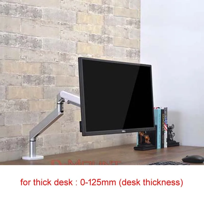 OZ-1 높이 조절 가능한 LCD 모니터 거치대, 알루미늄 합금 회전 데스크탑 디스플레이, TV 긴 팔 VESA 스탠드, 최대 지지대 27 인치