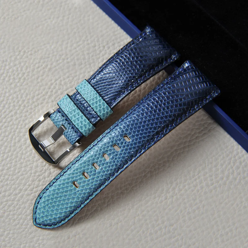 FUYIJIA 10MM~26MM Luxury Private Custom Strap Crocodile Skin Watchbands Ostrich Skin / Lizard Skin / Cowhide Handmade Watch Band