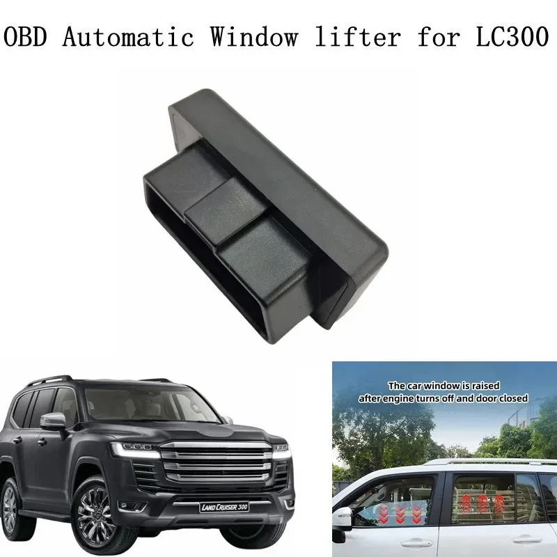 New OBD Module, Auto Window Open & Close + Speed Door Lock for Toyota Land Cruiser 300 LC300 2021-2024, Interior Car Accessories