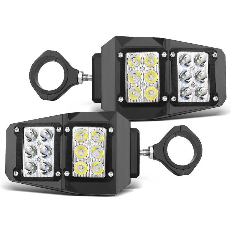 

Сменная красная, черная и синяя рамка Защитная крышка UTV RZR Боковое зеркало Прочное алюминиевое зеркало со светодиодной подсветкой