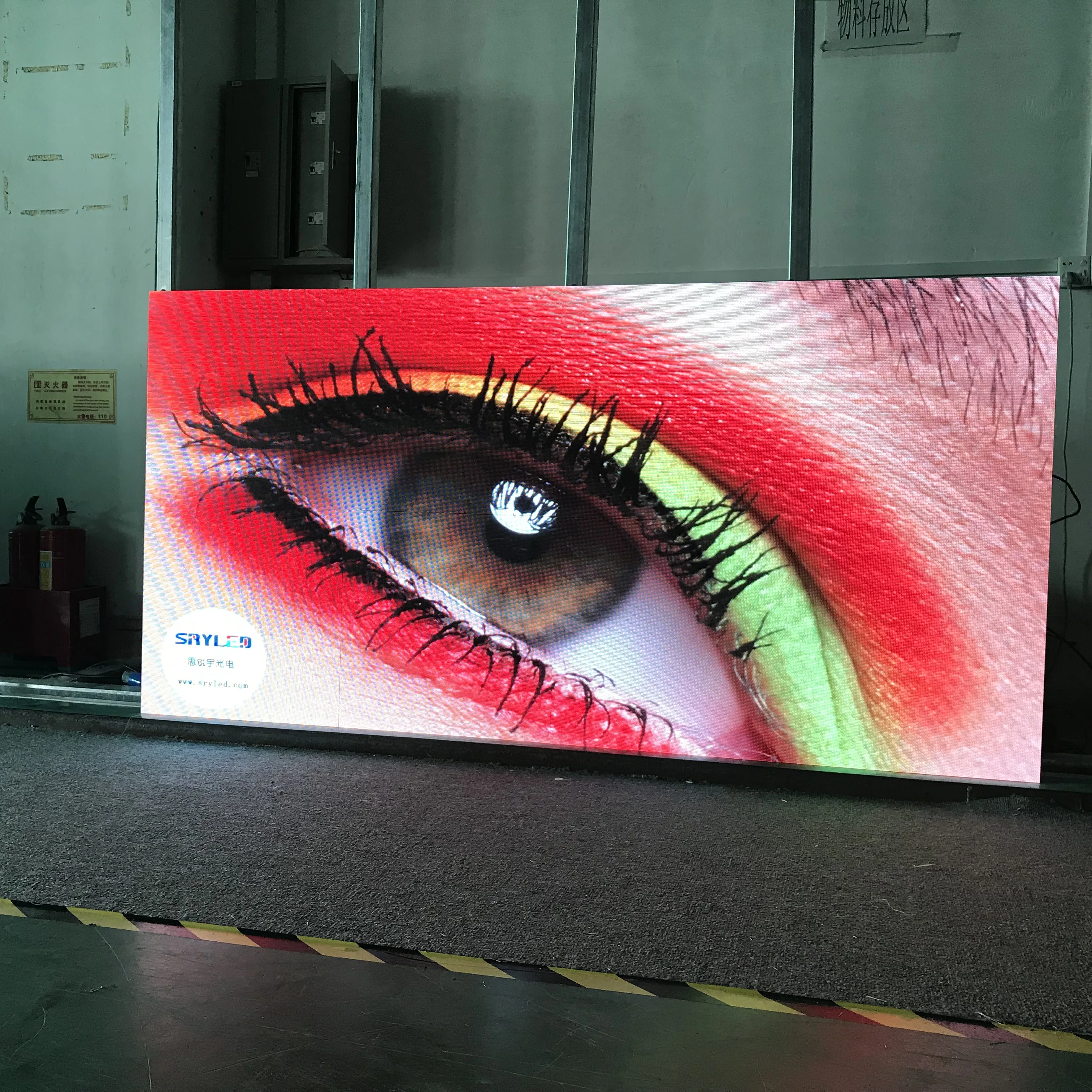 4K Publicidade Comercial Tela LED Serviço Frontal P1.875 Painel de Parede de Vídeo LED Pequeno Passo de Pixel Interno