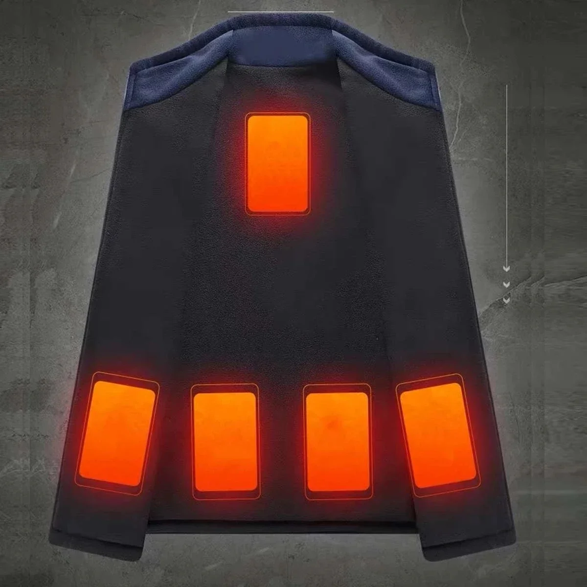 

Slim Fit Heated Vest for Men – Cashmere & Thickened Fleece, USB-Powered Warmth for Autumn Winter