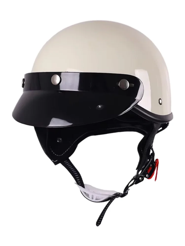 

Classic retro couple half helmet, bicycle/electric bicycle/motorcycle helmet half helmet Christmas gift present