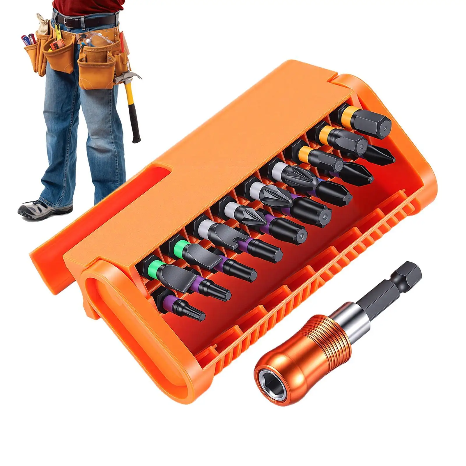 

Magnetic Bits For Screwdriver 19 Pieces Heavy-Duty Magnetic Bits For Electronics Repair For Mechanics Hobbyists Professionals