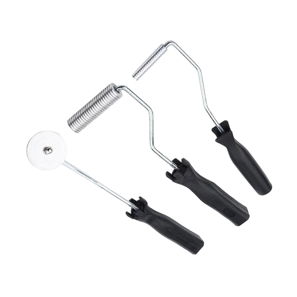 3PCS Fiberglass Roller Kit Bubble Paddle Tool Laminating Roller Kit