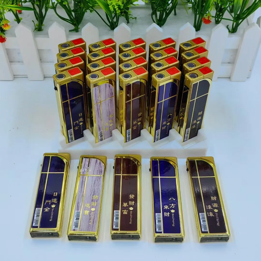 

5 шт. в наборе, зажигалки для курения, аксессуары для сигарет, металлический прямой дырокол, ветрозащитная зажигалка с синим пламенем, надувные мужские подарки (БЕЗ ГАЗ)