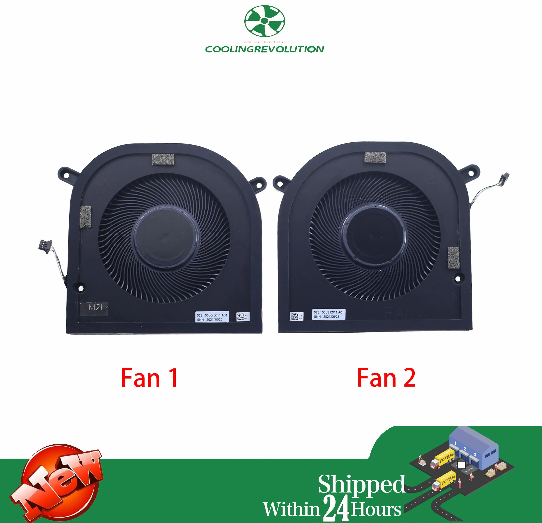 

Laptop CPU GPU Cooling Fan EG50060S1-C511-S9A EG50060S1-C501-S9A DC5V for Dell XPS 17 9700 9710 9720 0MXF81 0P2FY9