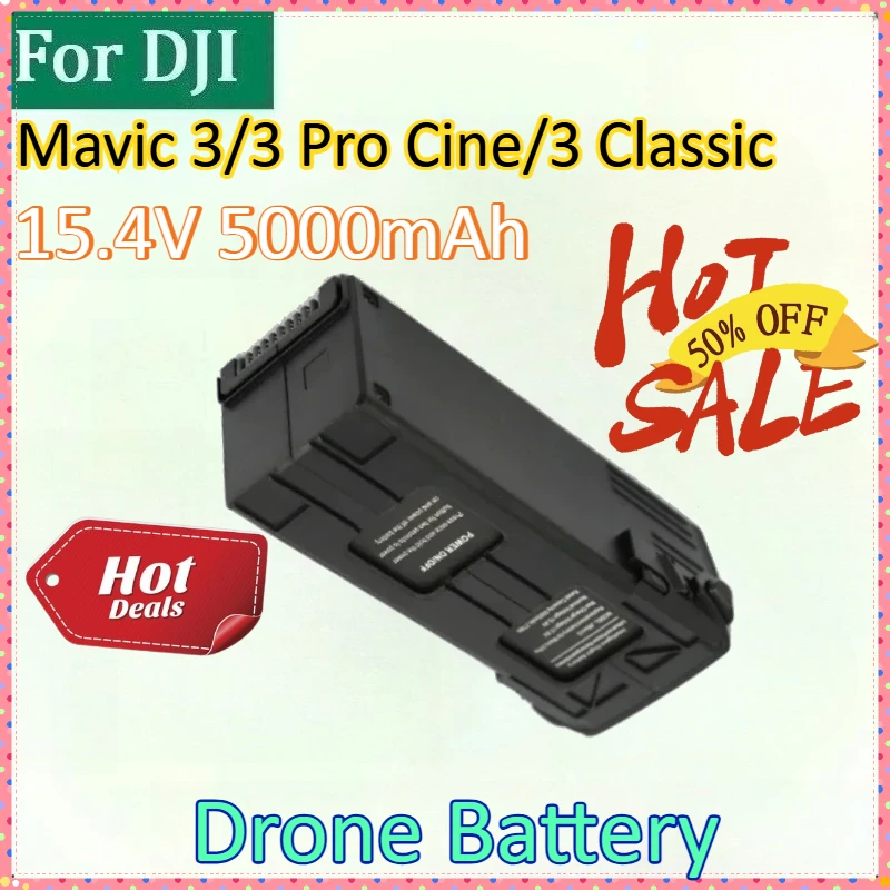 

New BWX260-5000 15.4V 5000mAh Rechargeable Drone Battery for DJI Mavic 3/3 Pro Cine/3 Classic/3 Cine/3 Enterprise Series UAV