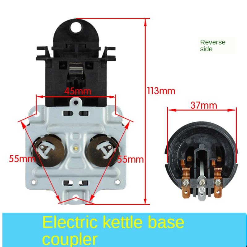 Electric kettle accessories Electric kettle base thermostat Temperature control switch connector coupler steam hole