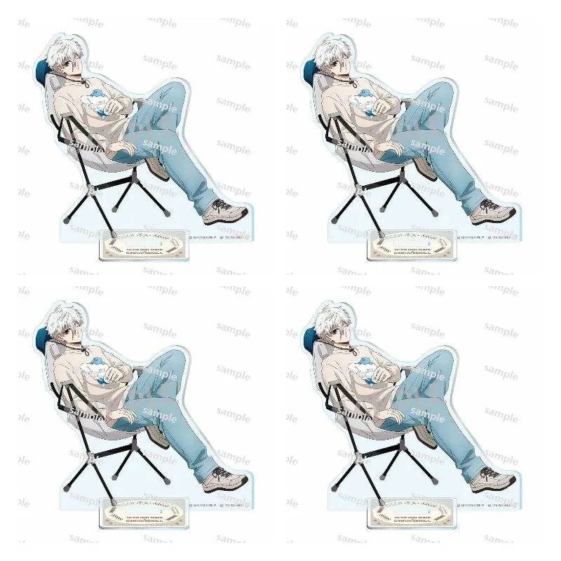 Anime BLUE LOCK Hot Figures Seishiro Nagi Cosplay Acrylic Standing Sign Model Desk Decor Toy Fans Birthday Gift 15CM