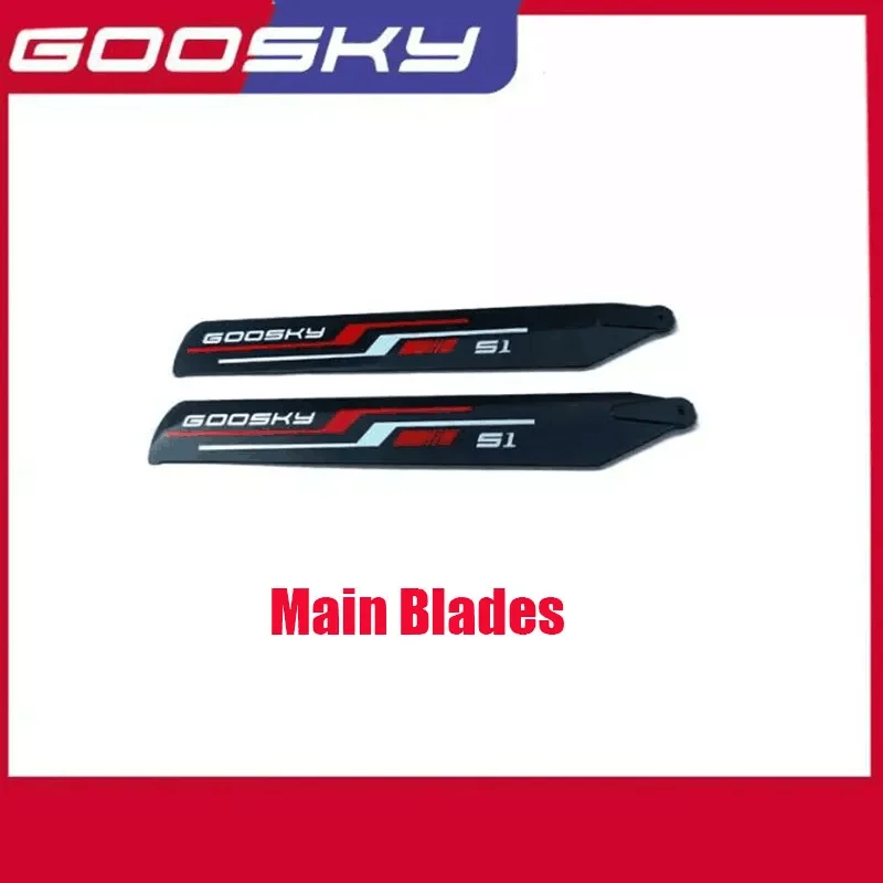 Goosky S1 Helikopter RCElectric Vervanging Accessoires Hoofdbladassen Linkage Staven Ballen Staart Boom Motor Servo