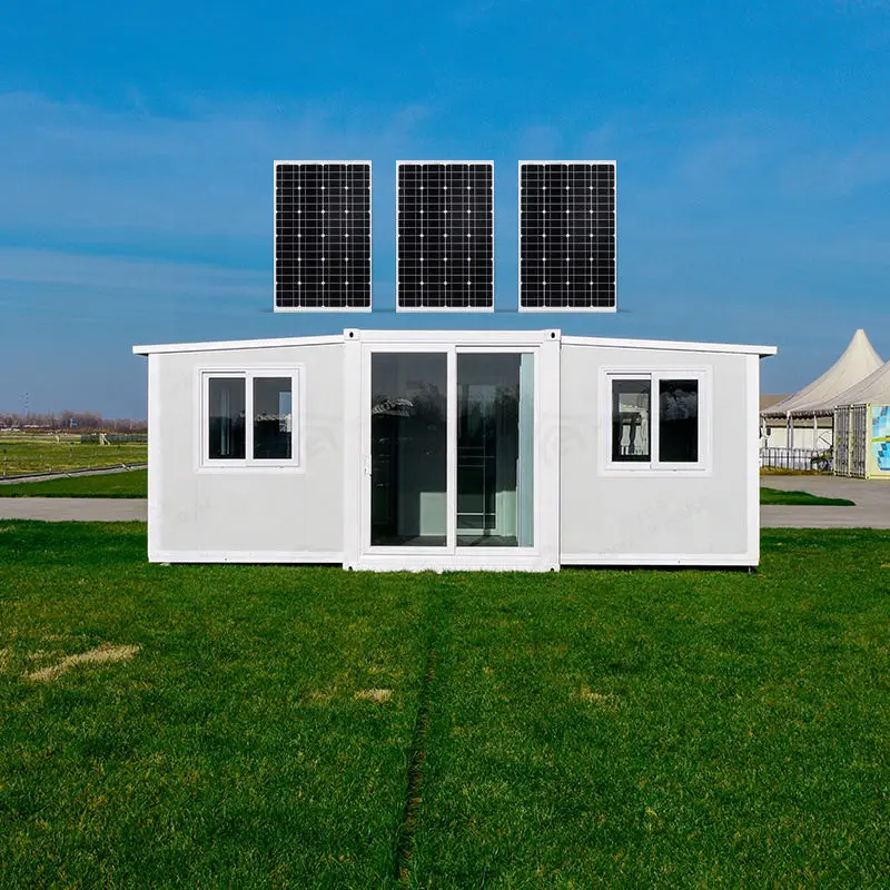 2 Bedroom Container House Hotel Office Expanding Foldable House Portable Mobile Homes Folding Prefab Expandable Container House