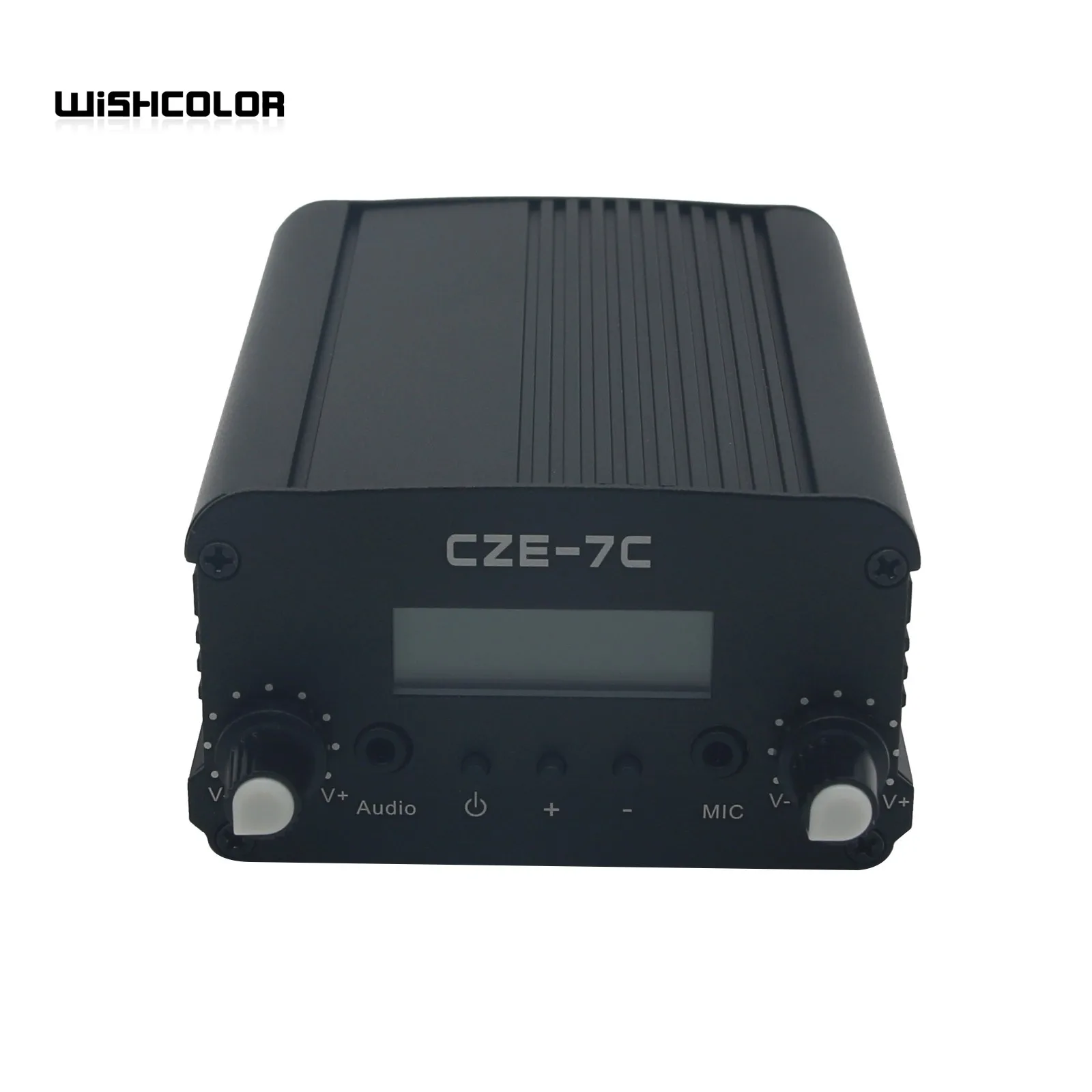 Wishcolor CZE-7C Campus Drive-in Church Cinemas Wireless FM Broadcast Frequency Transmitter 1W/7W Stereo Radio Station