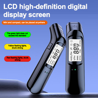 Alcohol Tester Non-Contact High Precision Alcohol Tester USB Rechargeable Breathalyzer Diagnostic Tool With LCD Digital Display