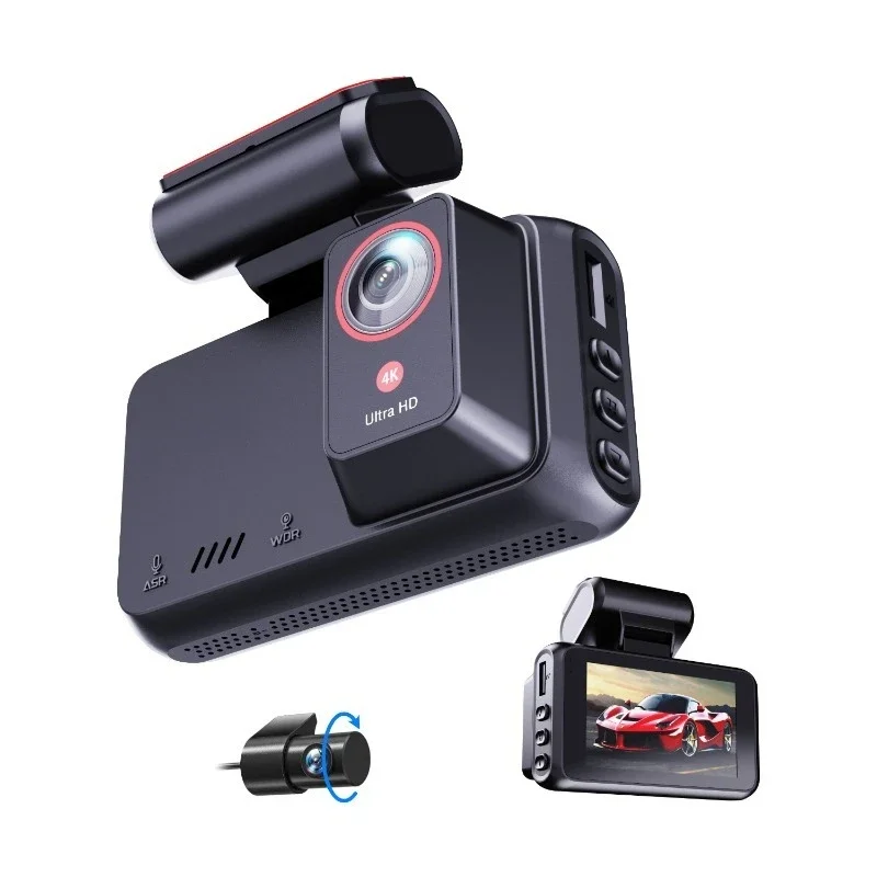 High definition 4K + 1k driving recorder 2160P wifi DashCam