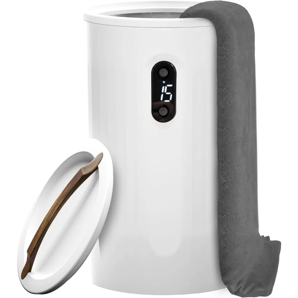 جهاز تدفئة المناشف الفاخر الاحترافي، جهاز تسخين كبير جدًا على شكل دلو حديث للحمام المنزلي ومناشف السبا والبطانيات وأردية الحمام، رائع #1