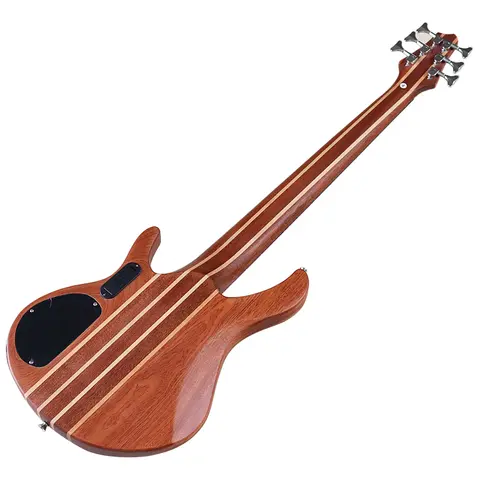 सैपेल वुड बॉडी एक्टिव बेस गिटार 43 इंच 6 स्ट्रिंग नेक थ्रू इलेक्ट्रिक बेस गिटार 24 फ्रेट्स 8 best sales बास गिटार बॉडी - №2