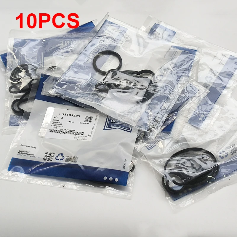 

10PCS Car Engine Oil Cooler Housing Gaskets Seal Set For Chevrolet Cruze Sonic Opel Astra J Trax Encore 1.4T 55565385 55568539