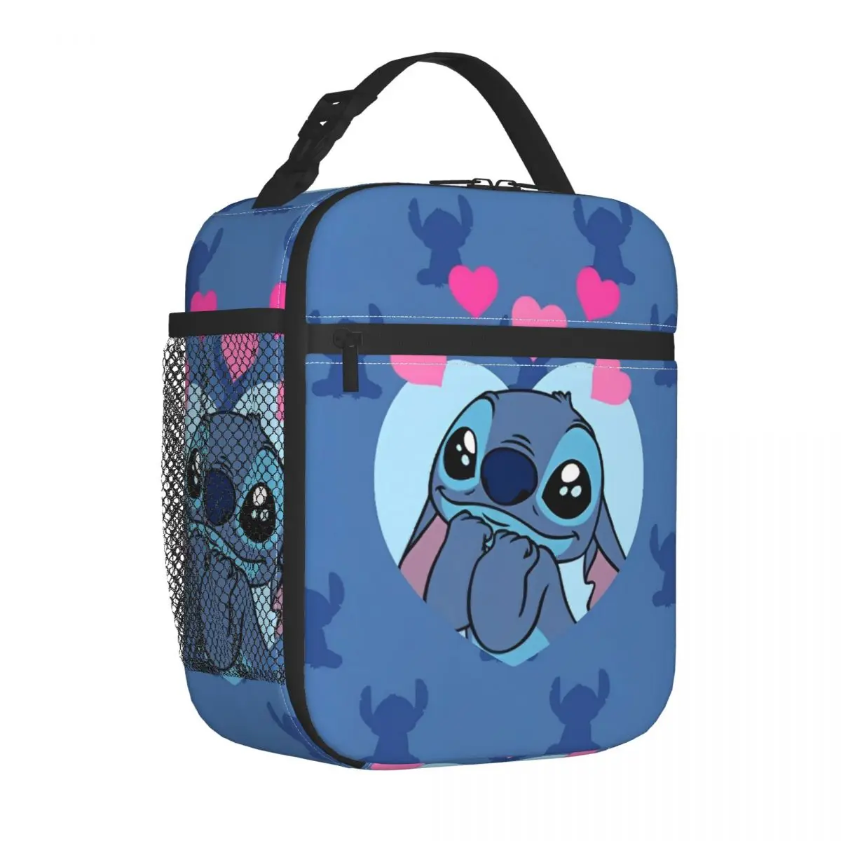 

Изолированная сумка для обеда Kawaii Stitch, большая емкость, милый мультяшный контейнер для обеда, термосумка, сумка-тоут, ланч-бокс, школьный пикник для девочек и мальчиков