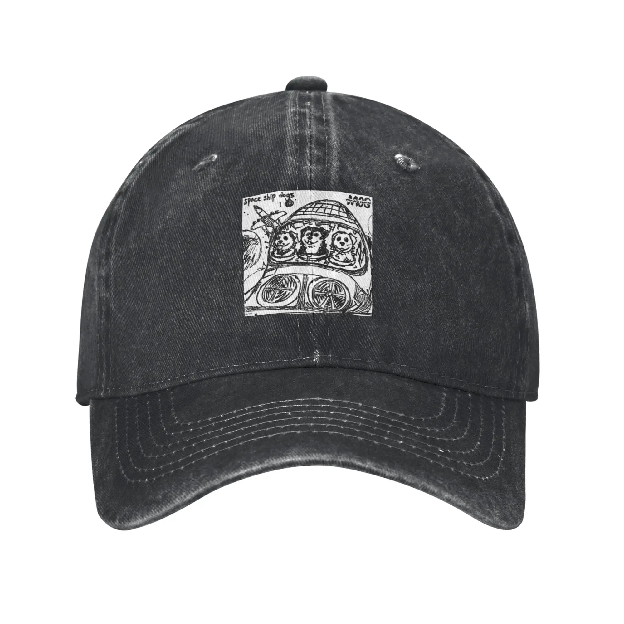 Fashion Space Ship Dogs baseball cap  Parent-Child Visor Hat