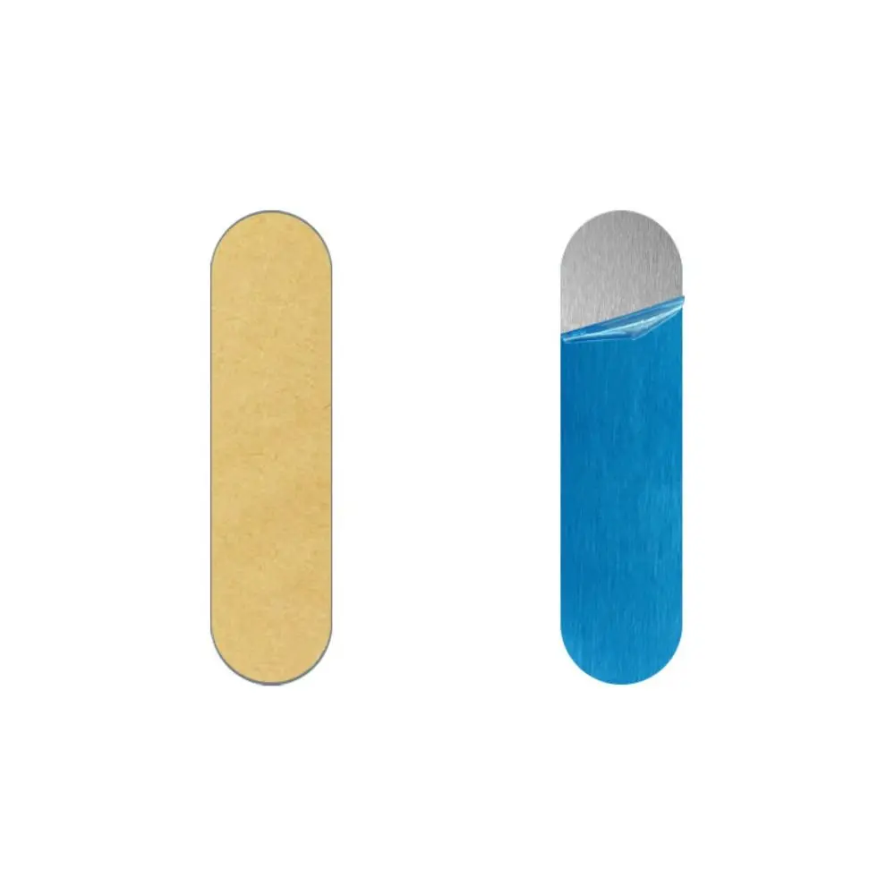 10PCS Reusable Adhesive Metal Plate Self-Adhesive Long Strip Self-adhesive Metal Sheet Strong Hold Versatile