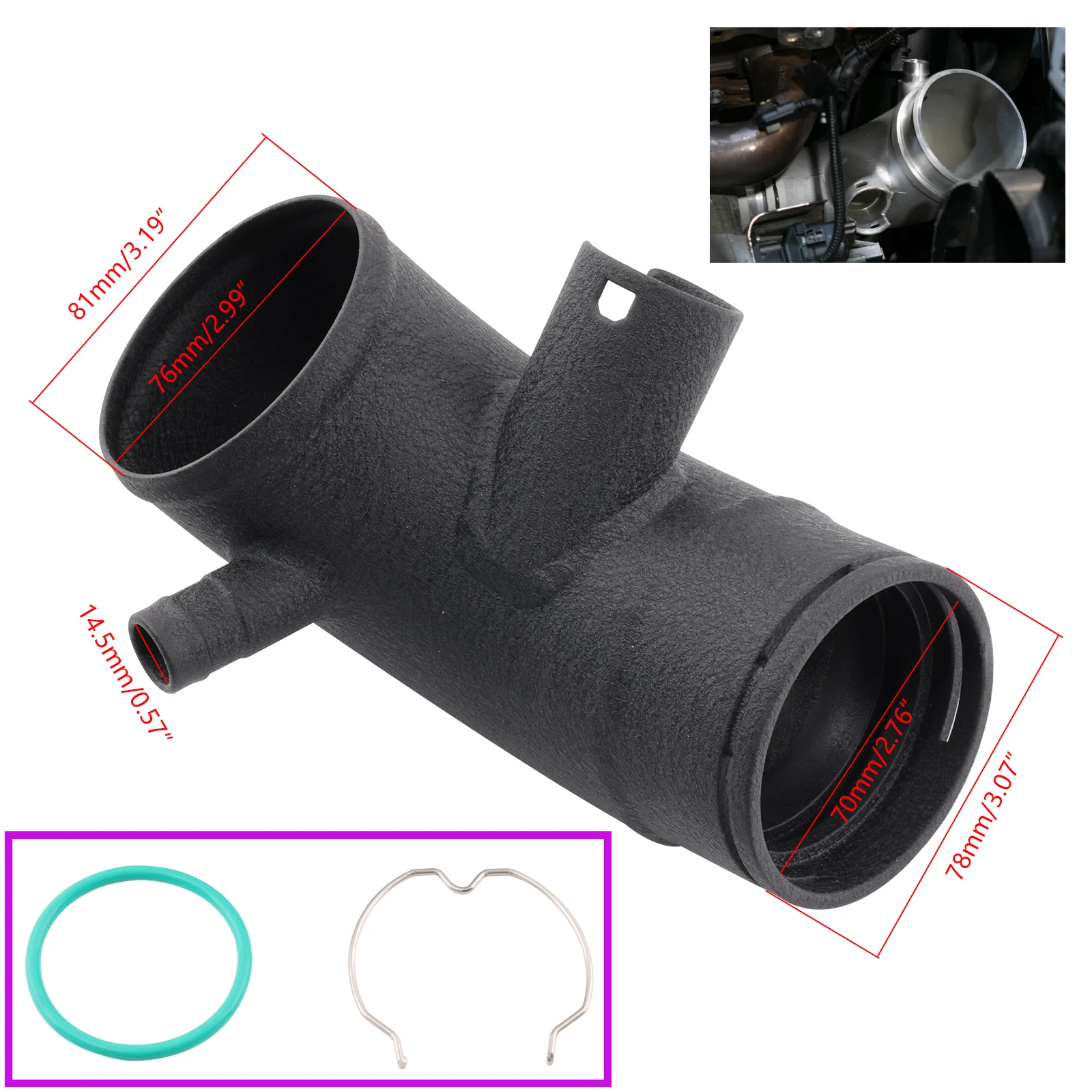 

B58 Turbos Turbo Inlet Pipe PERFORMANCE For BMW G CHASSIS G30 G31 G20 G32 m140i m240i m340i