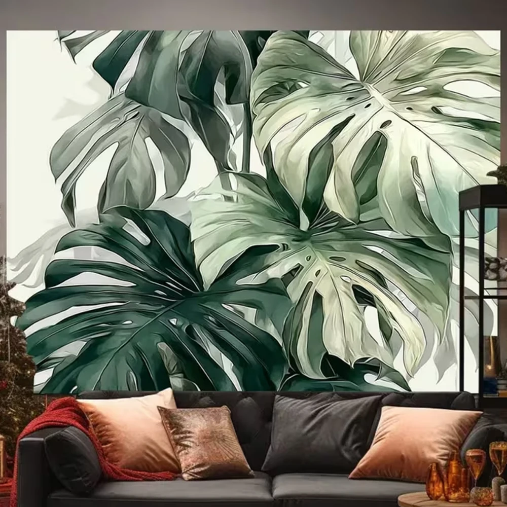Tropical Jungle Turtle Backed Bamboo Photography Backdrop Green Plant Jungle Background Greenery Photo Studio Banner Supplies