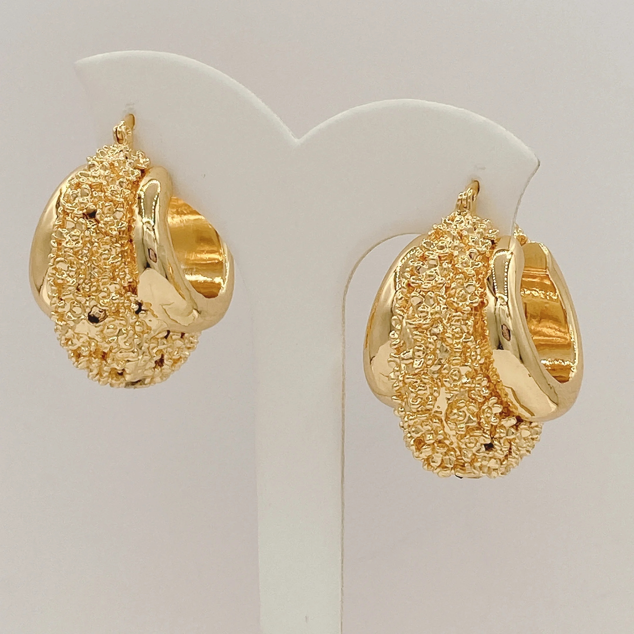 Statement Irregular Shape Uneven Face Women's Earring Luxury Hotsale Pierced Electroplated Large Earring For Party Free Shipping